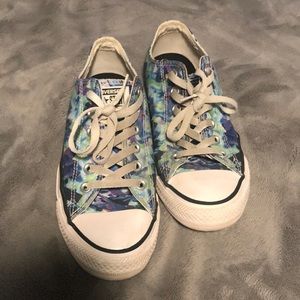Blue and purple ALL Star Converse